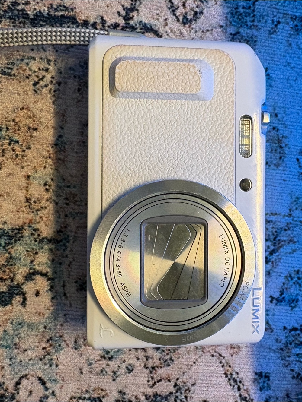 Panasonic Lumix White Compact Digital Camera